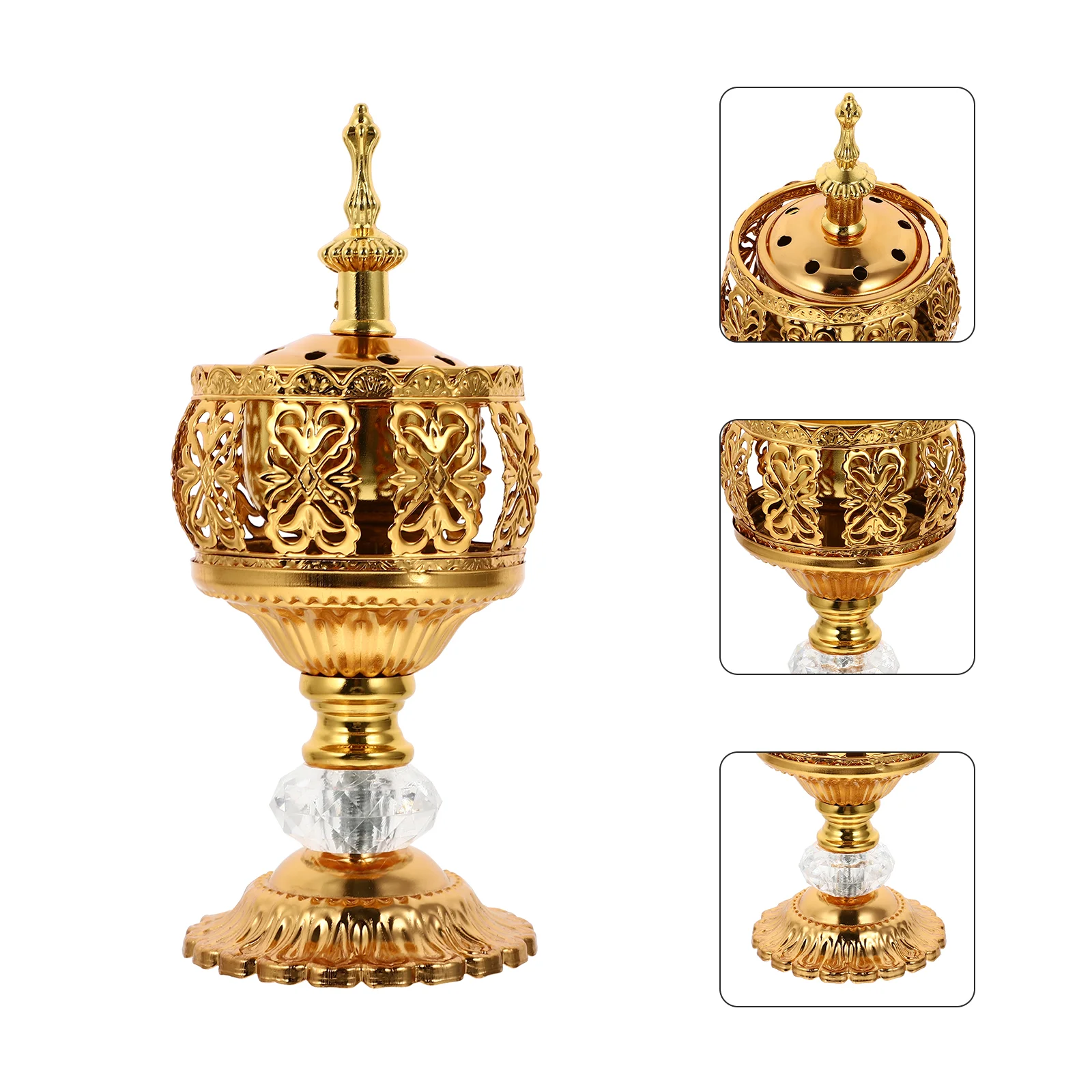 

Burner Home Censer Holder Unique Vintage Decor Creative Burning Desk Topper Rack Decorative Desktop Adornment
