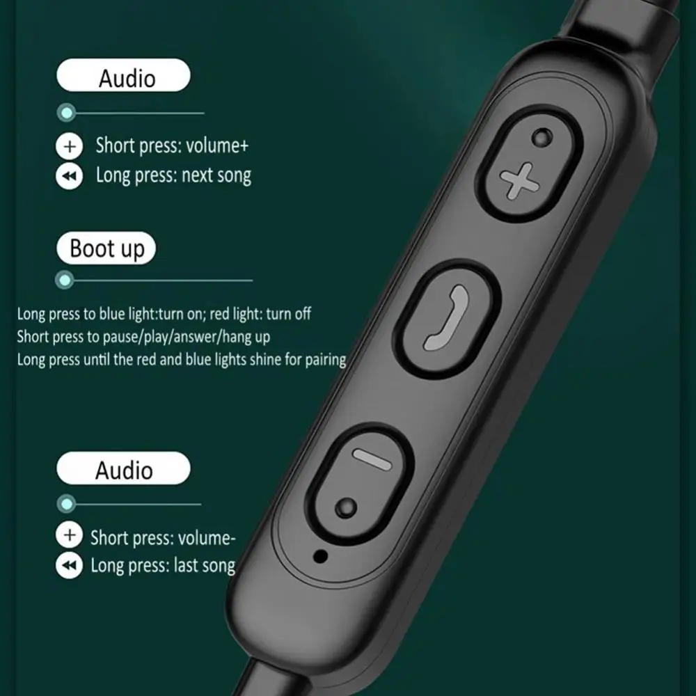 

Magnetic Bluetooth Earphones Stereo Tws Sport Headset Noise Cancelling Wireless Earbuds Headset For Iphone Samsung Xiaomi