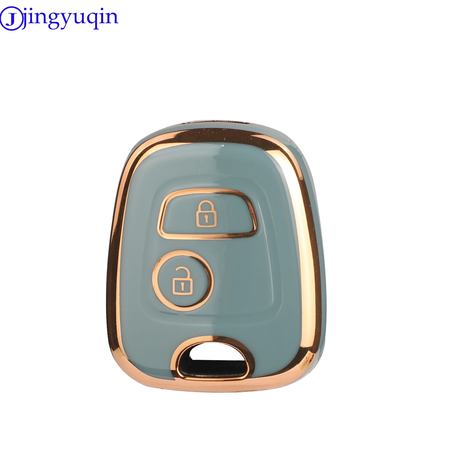 

Jingyuqin чехол для автомобильного ключа из ТПУ, чехол для брелока для Citroen C1 C2 C3 Pluriel C4 C5 C8 Xsara Picasso для Peugeot 206 307 207 408