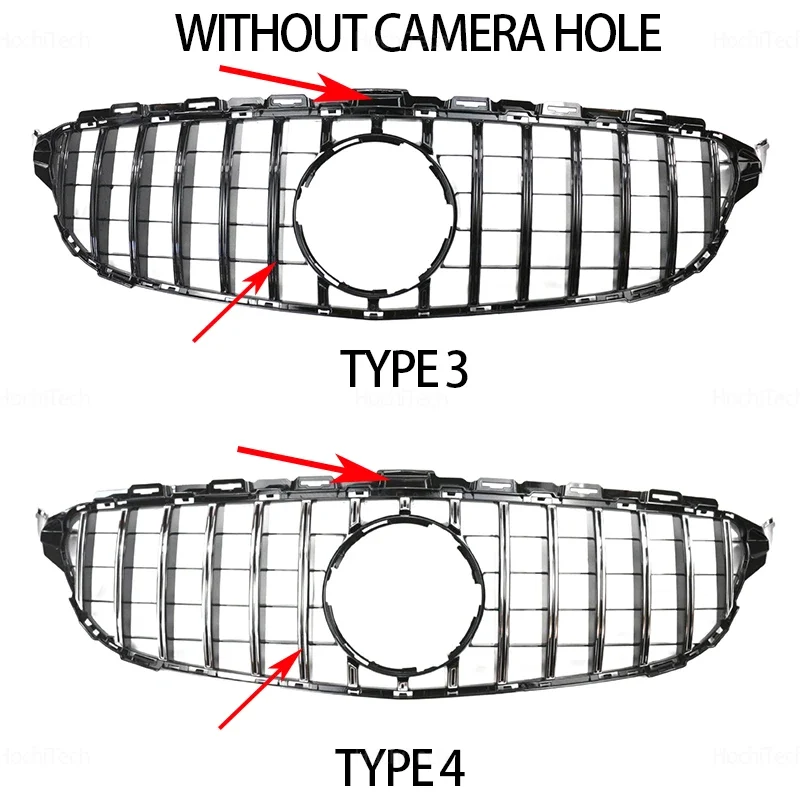 Решетка переднего капота гоночный бампер внешняя часть для Mercedes-Benz C Class W205 S205 C205