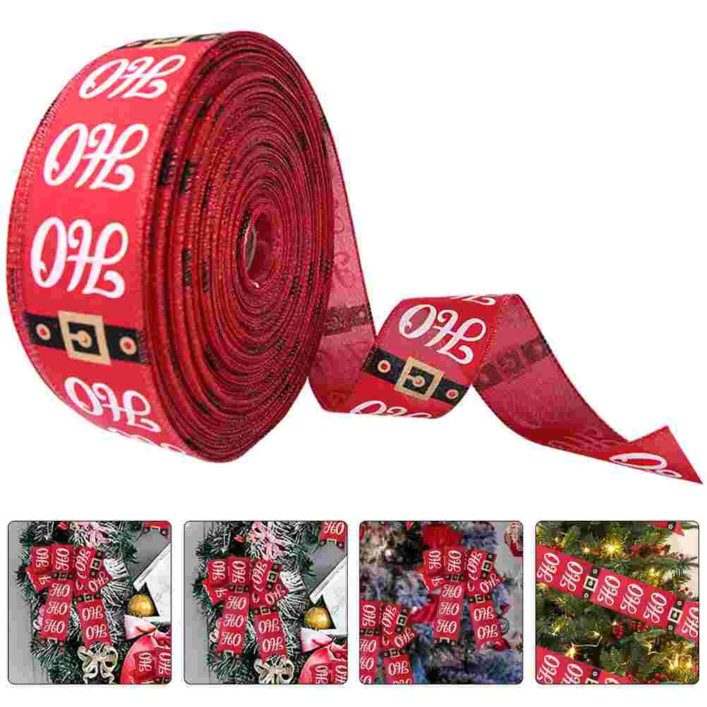 

Christmas Tree Decoration DIY White Wired Ribbon Gift Packing Party Ribbons Bow White Wired