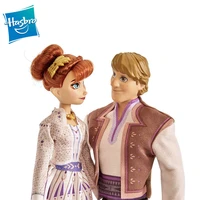 hasbro genuine anime figures frozen elsa anna princess court dress queen action figures model collection hobby gifts toys