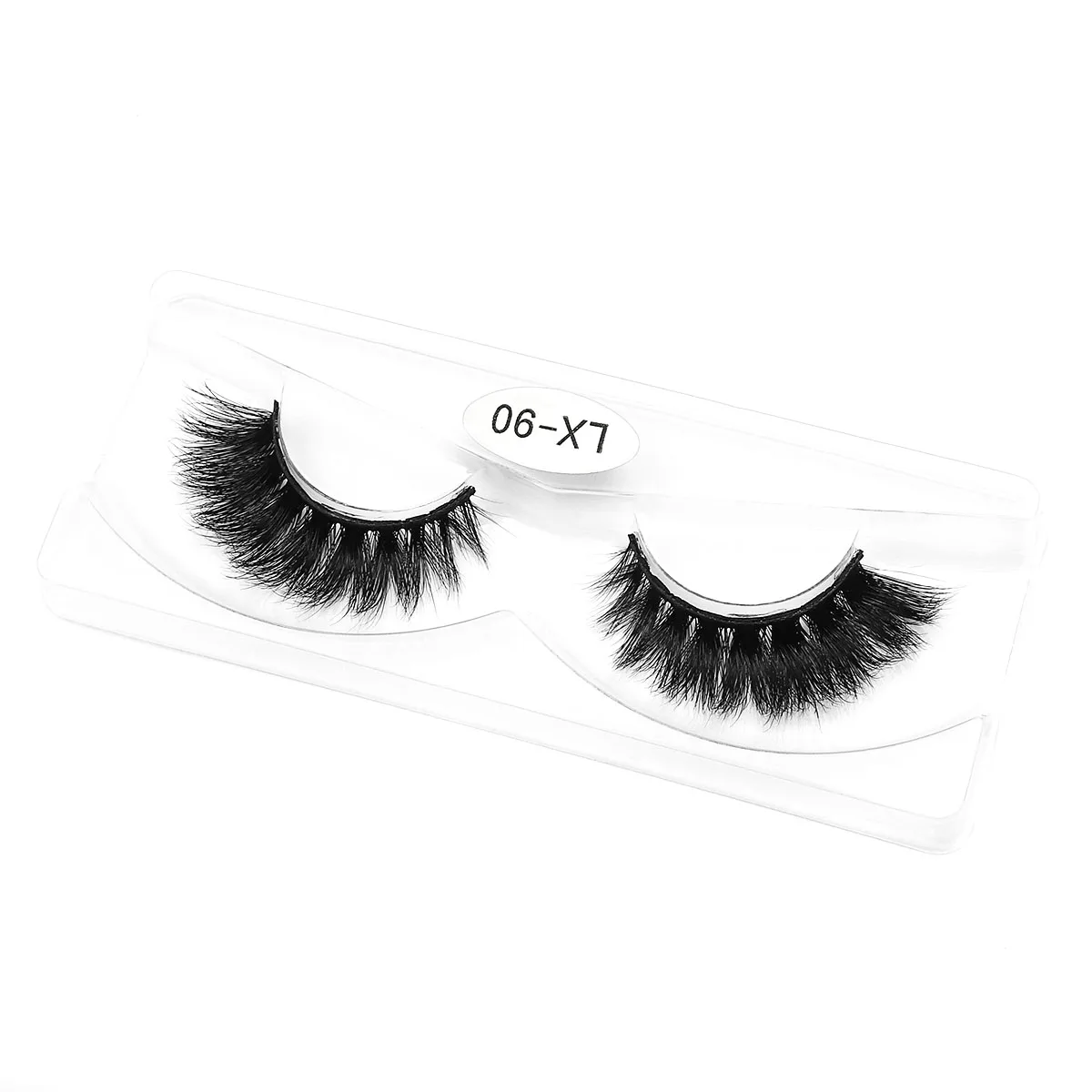 

Eyelashes 3D Mink Lashes Handmade 100% Cruelty Free Mink False Thick Fluffy Lashes With Custom Logo Packaging Fast Shipping