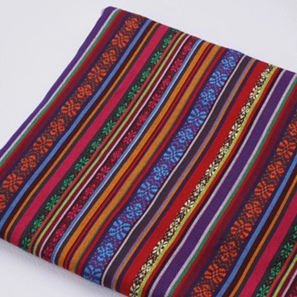 Этнический стиль хлопковая льняная ткань текстиль лоскутное покрывало для