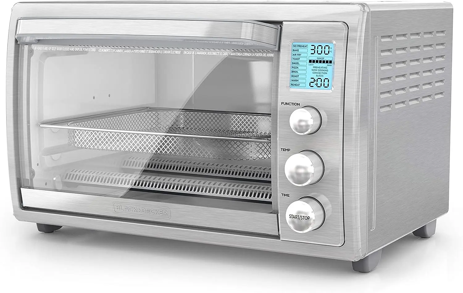 

\u2018N Bake Air Fry Countertop Oven with No Preheat, Stainless Steel, TOD5035SS Home applicances Hogar y cocina Home appliance