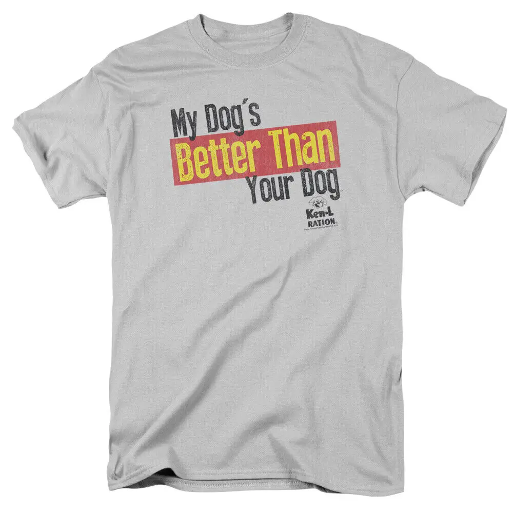 Ken L доля лучше чем Футболка мужская Лицензированная еда для собак