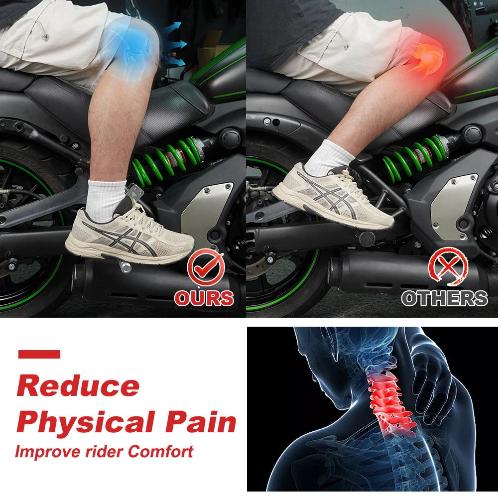 Для Harley Davidson Low Glide FXRS Rider Night Trai Springer Мотоцикл 32 мм Регулируемые подножки для шоссе