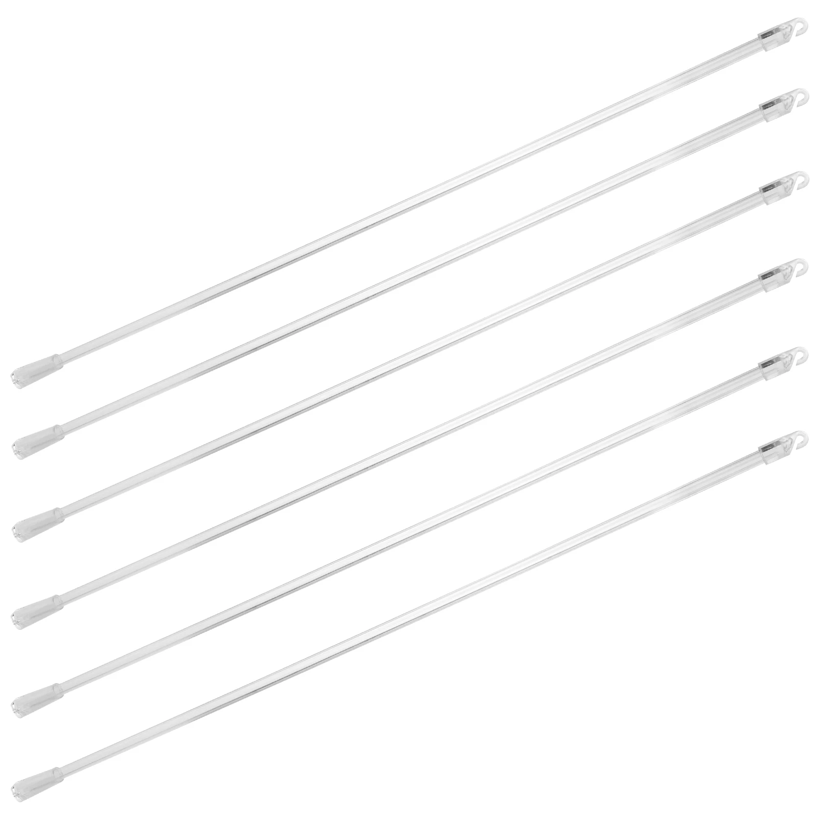 

Прозрачные палочки для штор 6 шт. 53-56 см