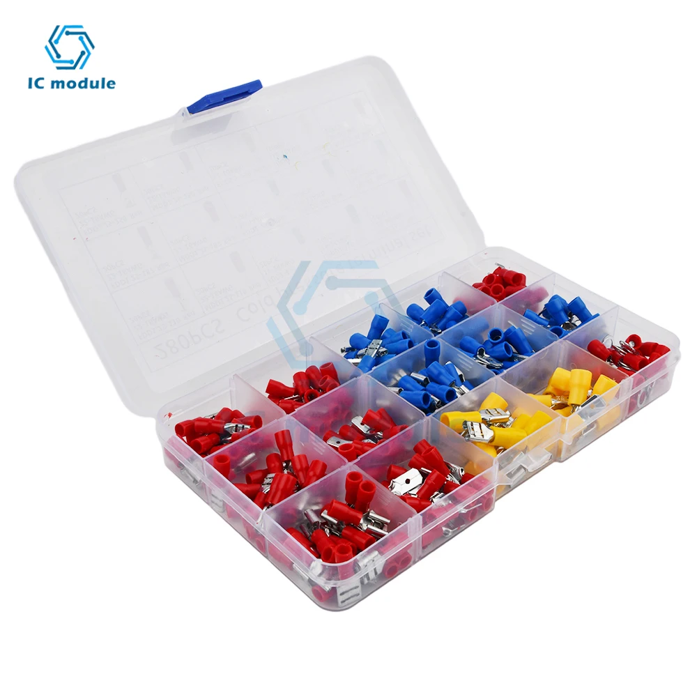 

280pcs cold pressed terminal round terminal box cold pressed ring terminal combination set
