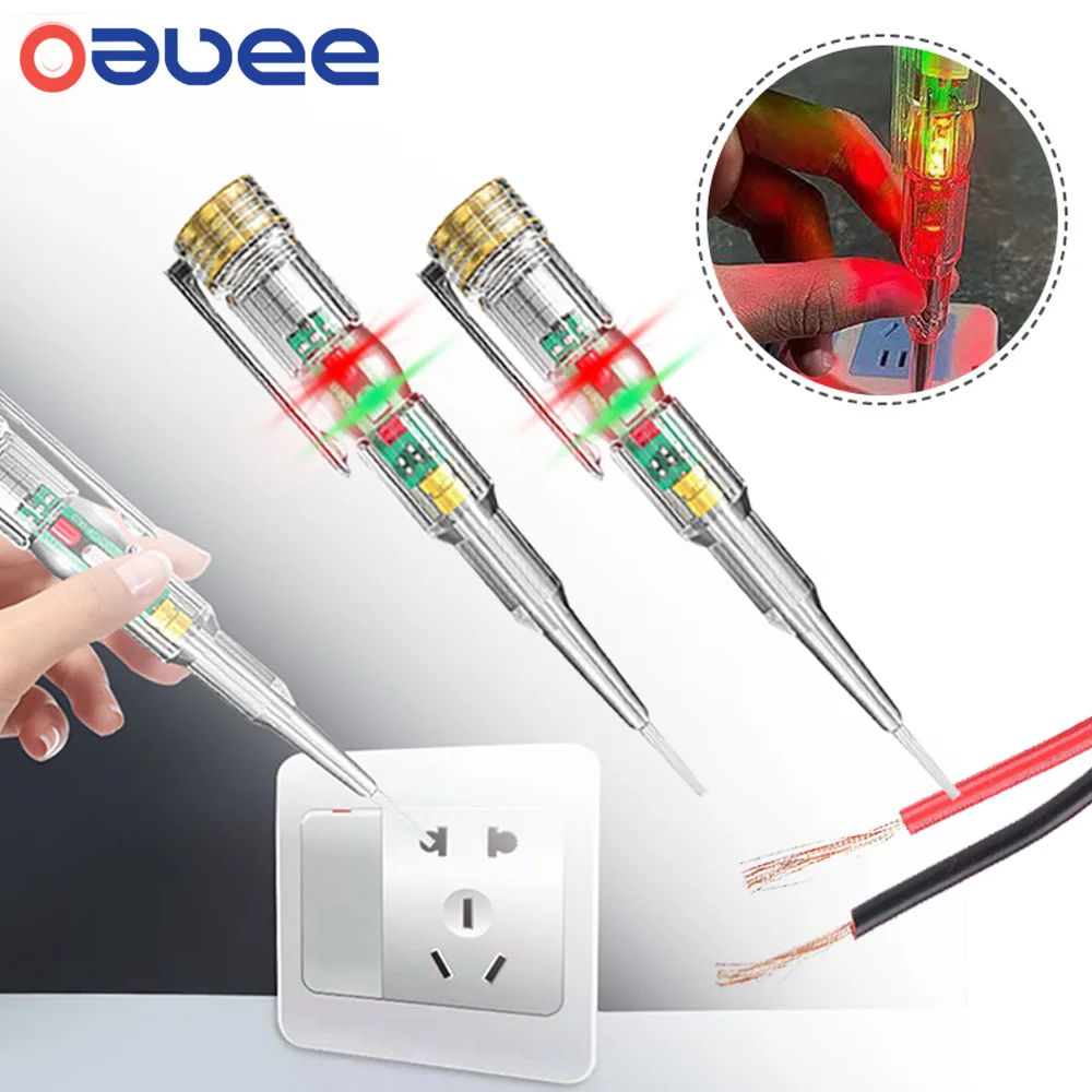 

Intelligent Induction Power Voltage Detector Pen Voltmeter 24-250V Circuit Tester Electrical Screwdriver Indicator portable Tool