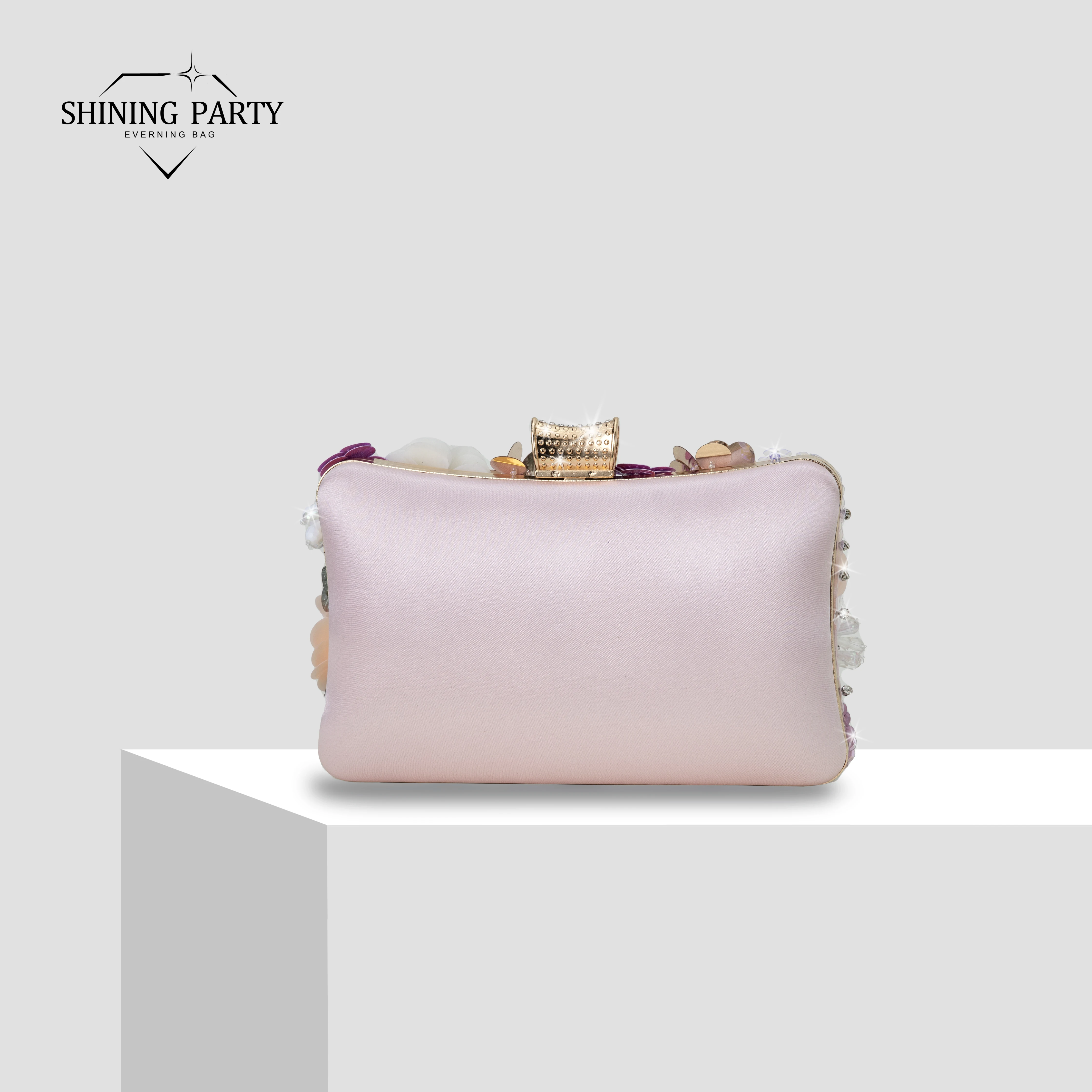 Элегантный Клатч С Цветочным Принтом Модная Вечерняя Сумка