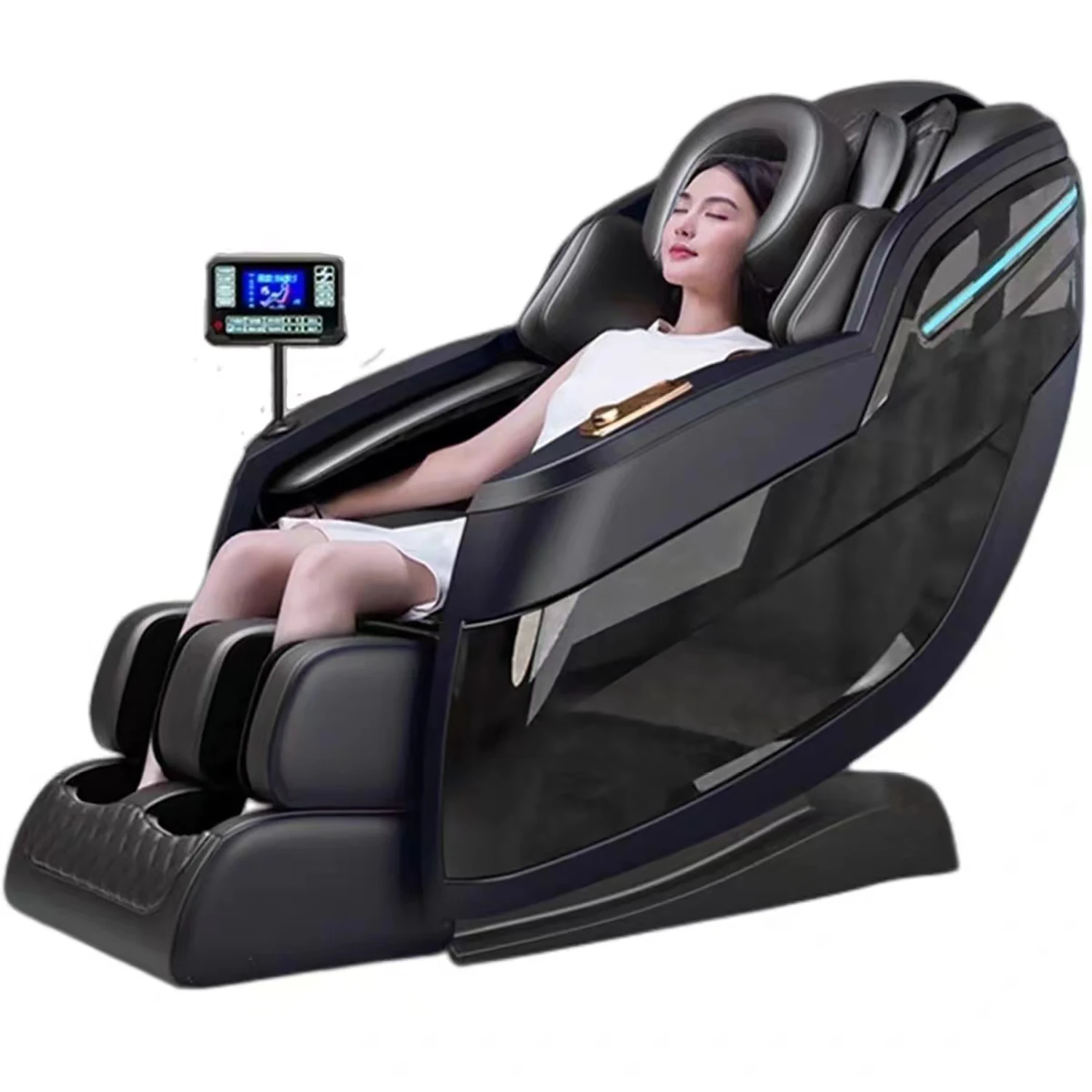 Электрические массажные кресла кресло для всего тела подушка безопасности 4D