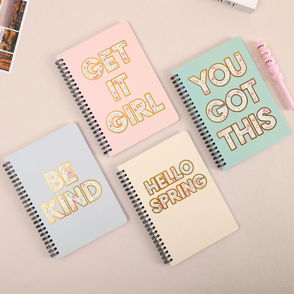 

Kerry minimalist loose leaf, double circled ins, hand ledger, schedule book, notebook, A5, student gift