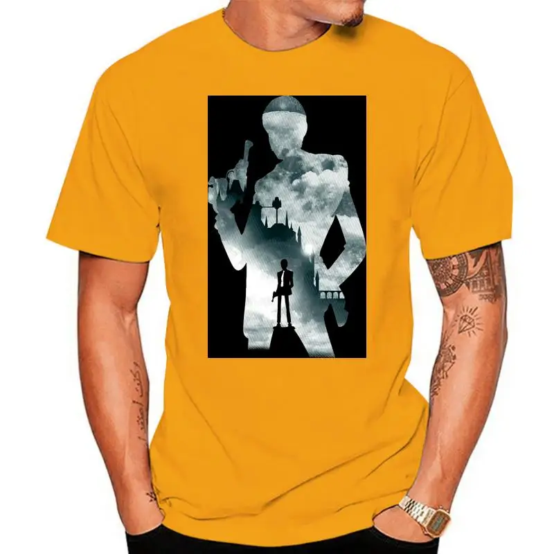

Men Short sleeve tshirt The Thief and The Castle Lupin T Shirt Women t-shirt