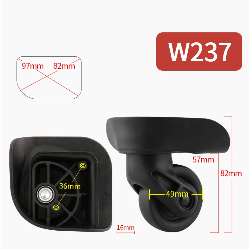 360 Degree Rotation Wear-resistant Silent Shock Absorption Accessories