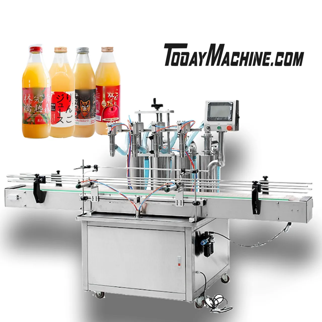 Автоматическая машина для розлива бутылок питьевой воды соды сока молока масла