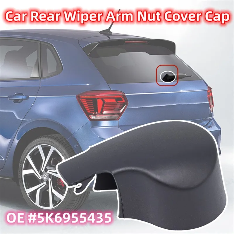 

Car Rear Wiper Arm Nut Cover Cap For VW Caddy Golf Plus 6 7 Passat Polo Sharan T-Cross T-ROC Tiguan Touareg Touran