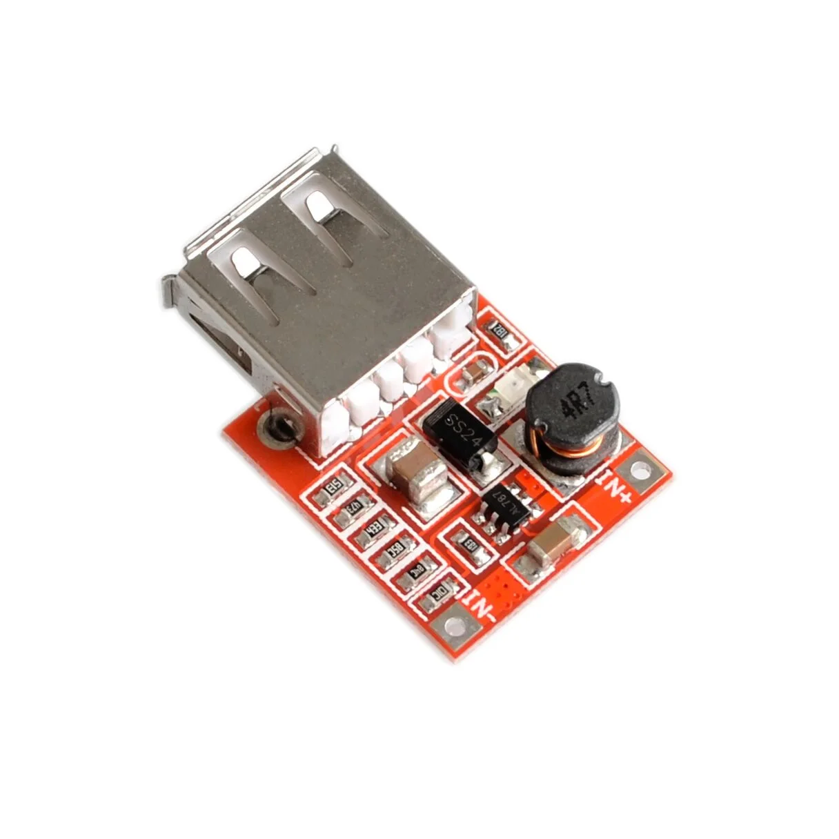 

DC-DC Converter Output Step Up Boost Power Supply Module 3V To 5V 1A USB Charger For Phone MP3 MP4 96% Efficiency