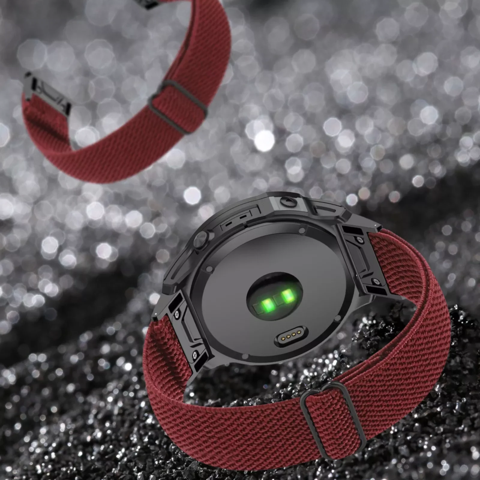 

Adjustable Elastic Nylon Strap Suitable compitable with Garmin 7x 26mm Watch Replacement Strap