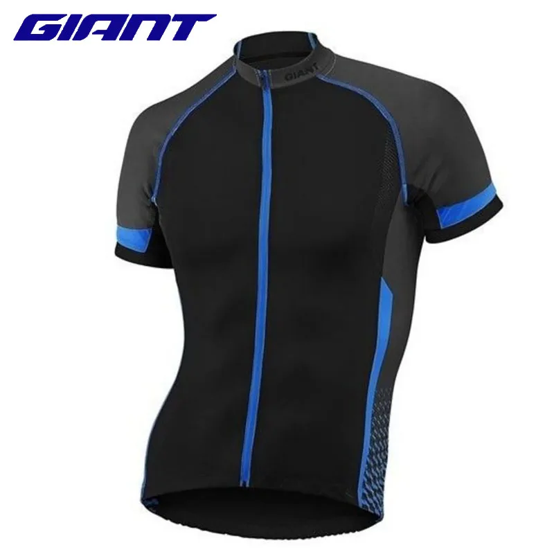 

GIANT 2023 New Coldback Fabric UPF 50+ Pro Aero Short sleeve MTB cycling Jerseys Seamless No collar design zipper pocket green