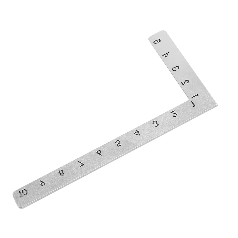 

Mini Square 10X5cm 90 Degree Stainless Steel Angle Ruler Small Turning Ruler Woodworking