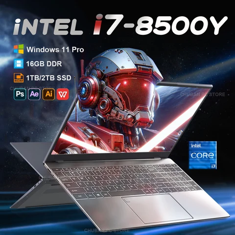 Ноутбук XIAORAN, 15.6", 16ГБ/1ТБ, i7-8500Y, Windows