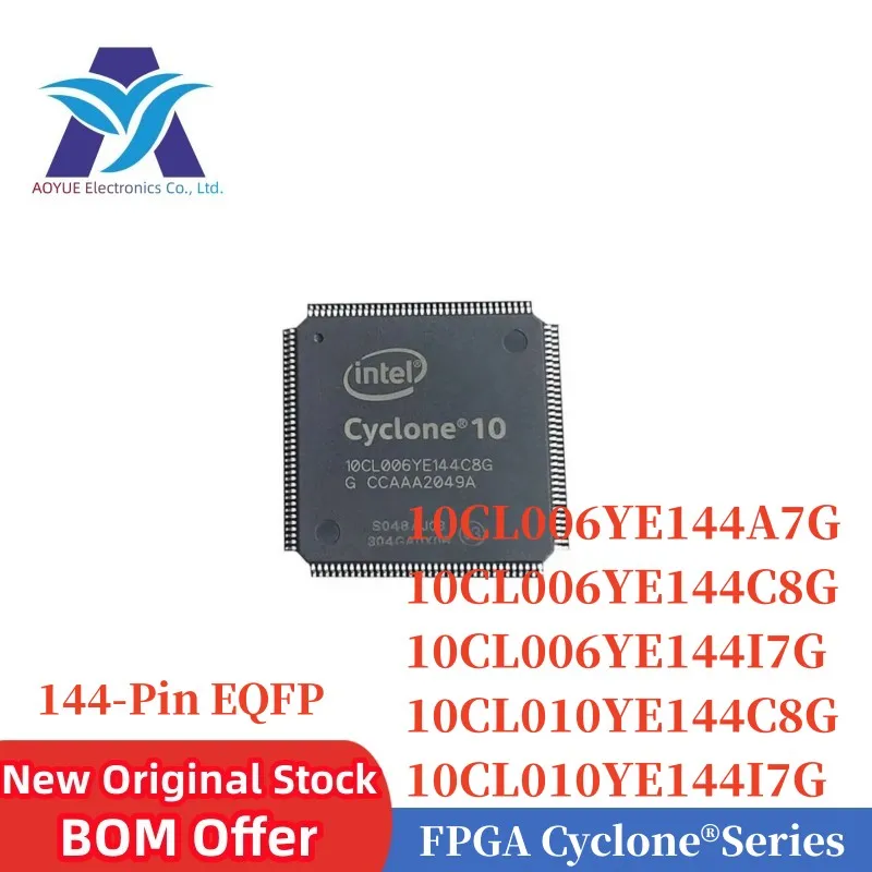 

10CL006YE144A7G 10CL006YE144C8G 10CL006YE144I7G 10CL010YE144C8G 10CL010YE144I7G EQFP-144 10 LP семейство FPGA IC Series BOM предложение