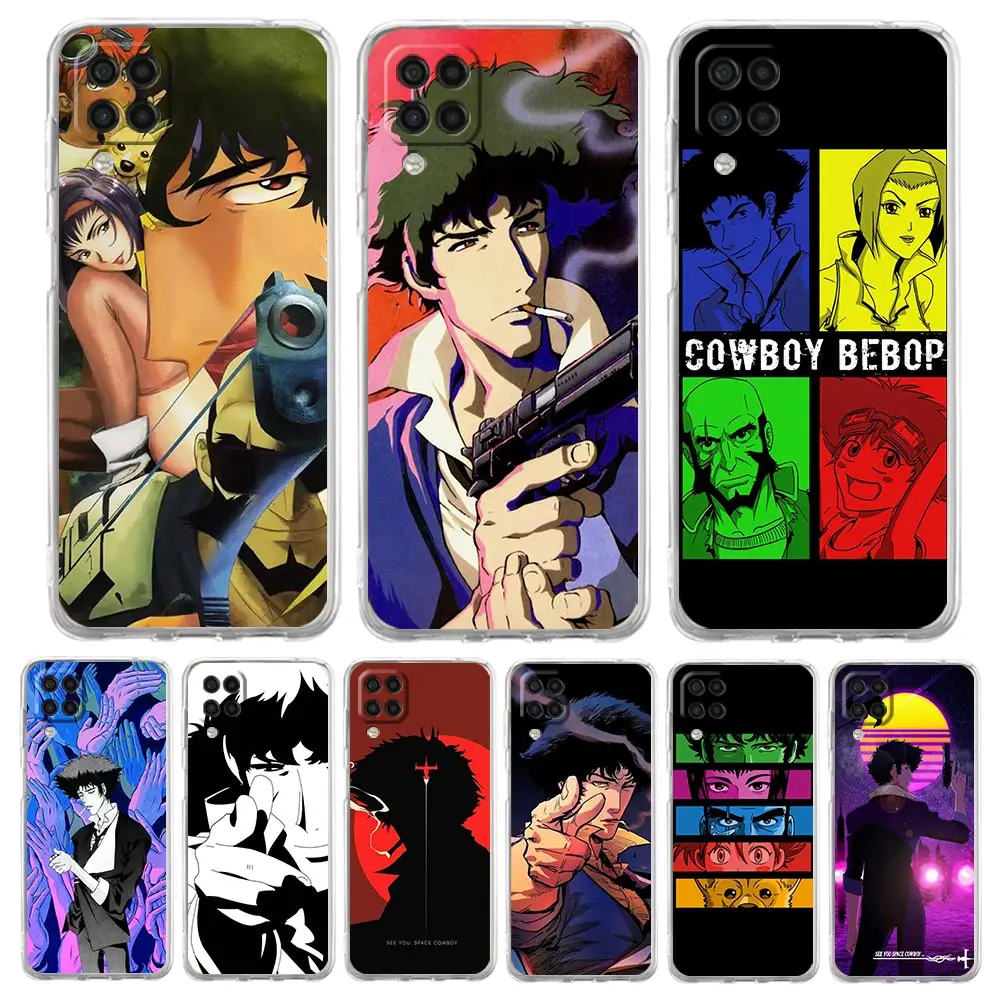 

Space Cowboy Bebop Phone Case For Samsung Galaxy A51 A71 A21S A12 A11 A31 A41 A01 A03S A13 A32 A52S A22 A12 A72 Soft Clear Cover