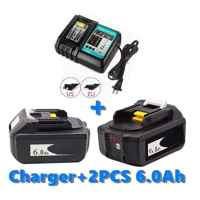 

Оригинальный аккумулятор BL1860 18 в 6000 мАч литий-ионный аккумулятор для Makita 18 В батарея BL1840 BL1850 BL1830 BL1860B + 3A зарядка