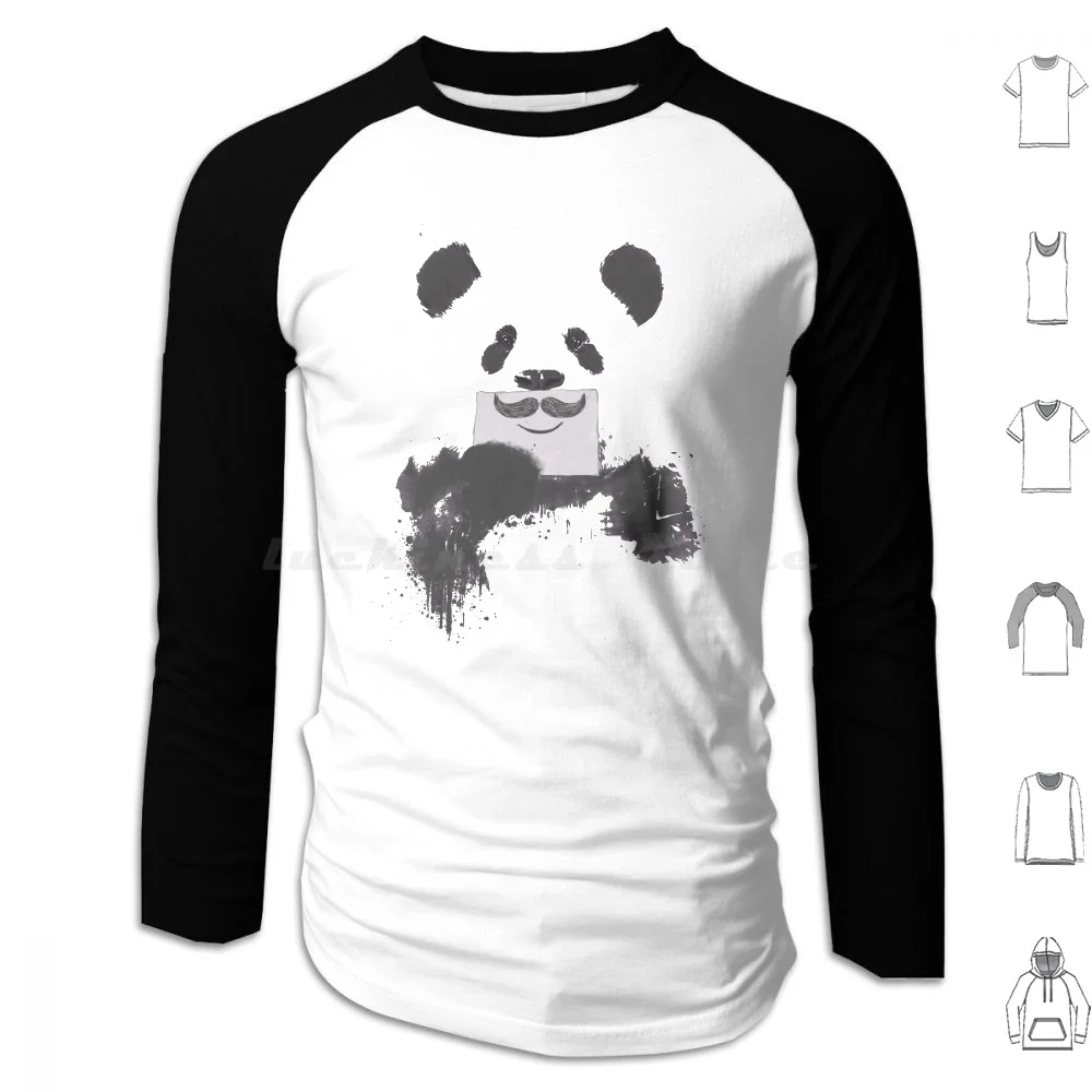 

Смешные Толстовки с изображением панды с длинным рукавом