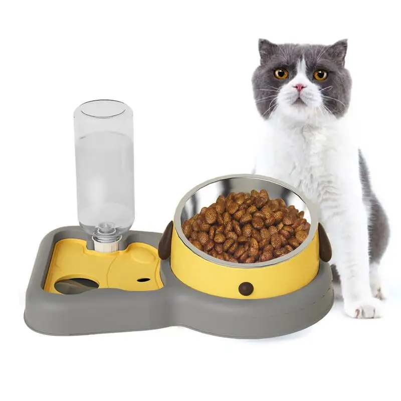 

Pet Feeder Bowls Automatic Water Dispenser Anti Choking Feeder Training Aids Non Slip Plate Puppies Digestion Pet Accessories