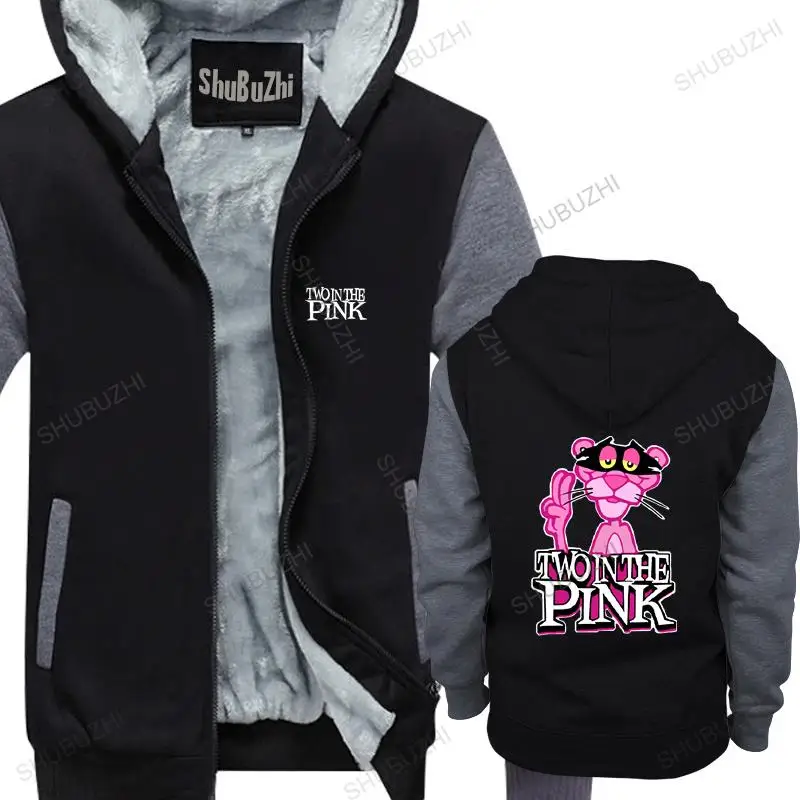

cotton man hoodies winter jacket MAFIOSO CLOTHING ENEMY OF STATE PINK PANTHER TWO IN PINK warm coat men shubuzhi sweatshirt