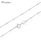 Windshow, 6 размеров, в наличии, серебро 925 пробы, тонкое звено, тонкая цепочка, ожерелья для женщин и девочек, детские ювелирные изделия, штампованные, Италия, 40-60 см