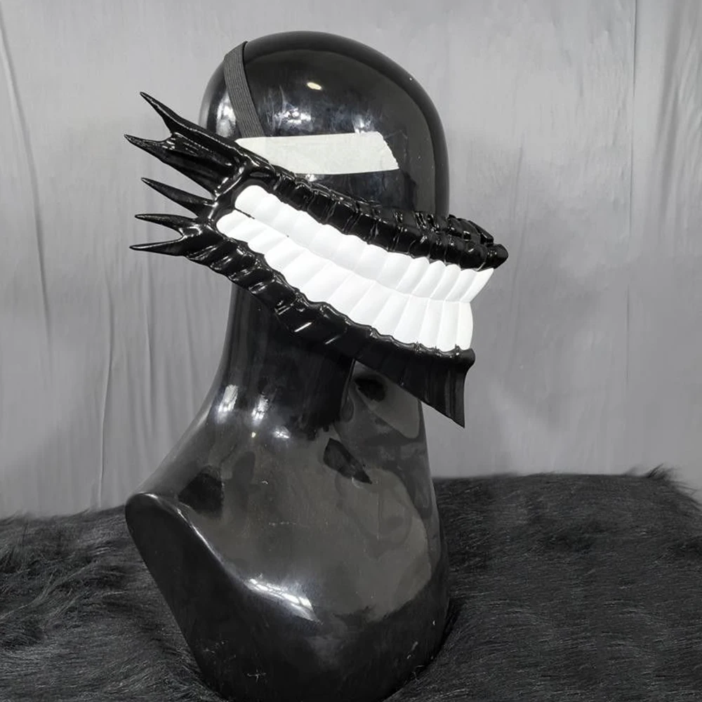 Аниме Dandadan Ken Takakura маска для косплея ужасающий дьявол полумаски лица шлем костюм