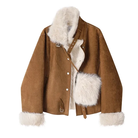 Женское бархатное пальто MXE91W1024