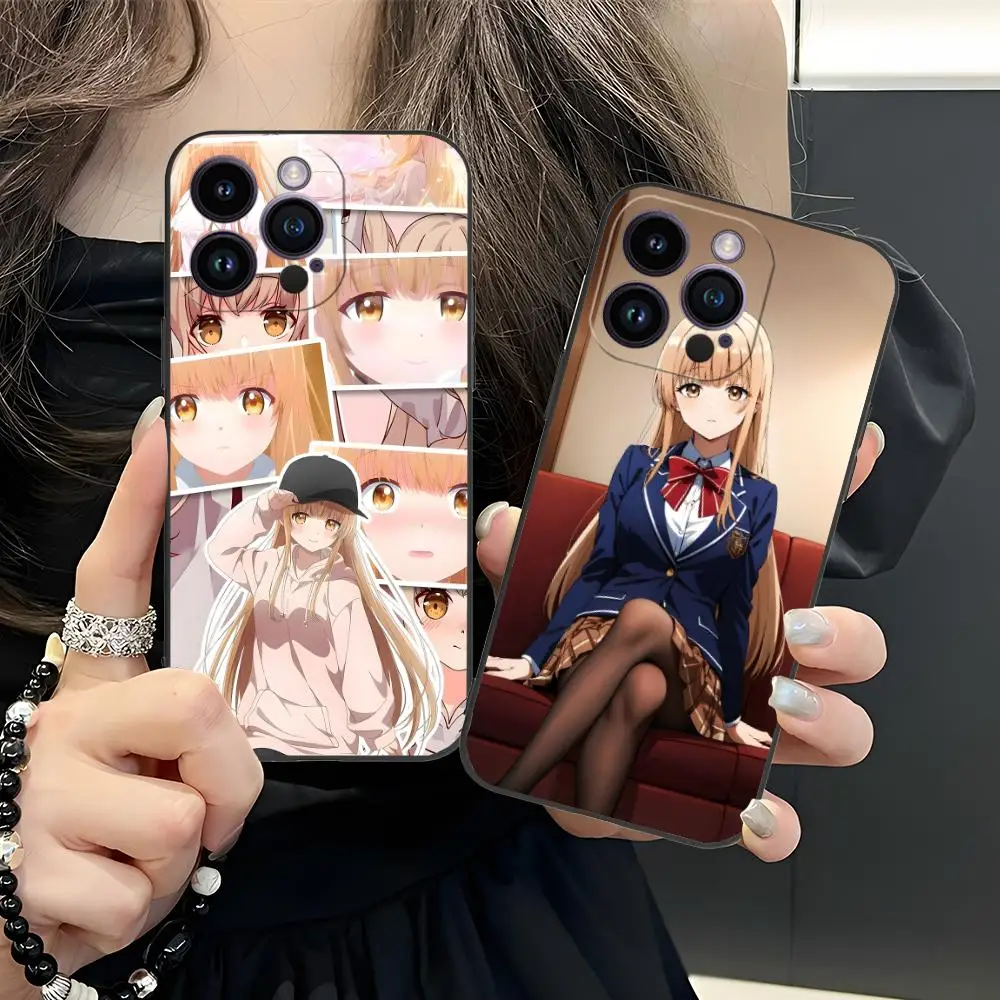 Фото Чехол для телефона Angel Mahiru Shina Anime для iPhone 16, 15, 14, 13, 12, 11 X XR XS 8 7 Pro Max Plus, мини-цветный роскошный смартфон, красивый №3
