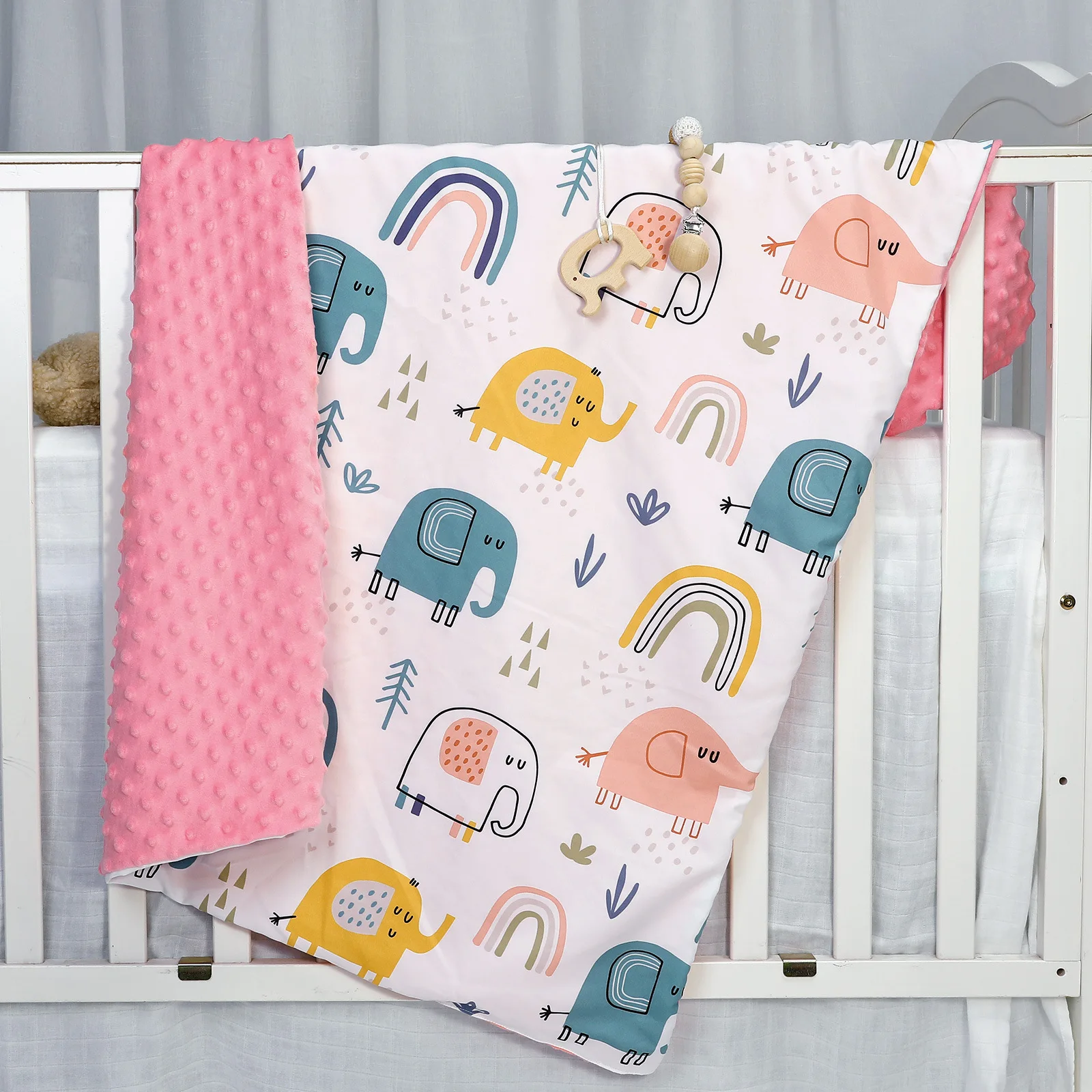 

Doudou Blanket Baby Autumn and Winter Children's Kindergarten Cover Blankets Newborn Comfort Thickened Babies Beanie Quilt