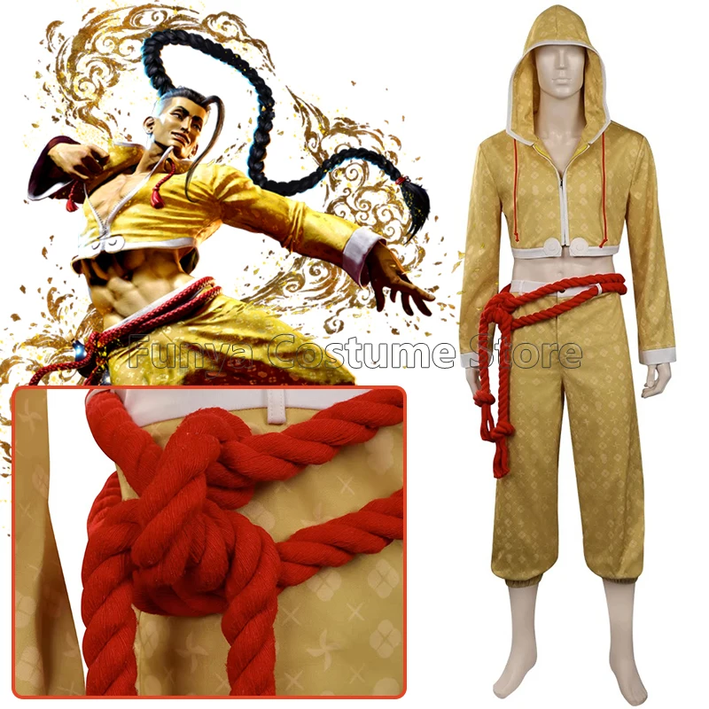 

Костюм для косплея Джейми, желтый костюм для ролевых игр, уличный Боец, карнавальный костюм на Хэллоуин для мужчин, женщин и девочек