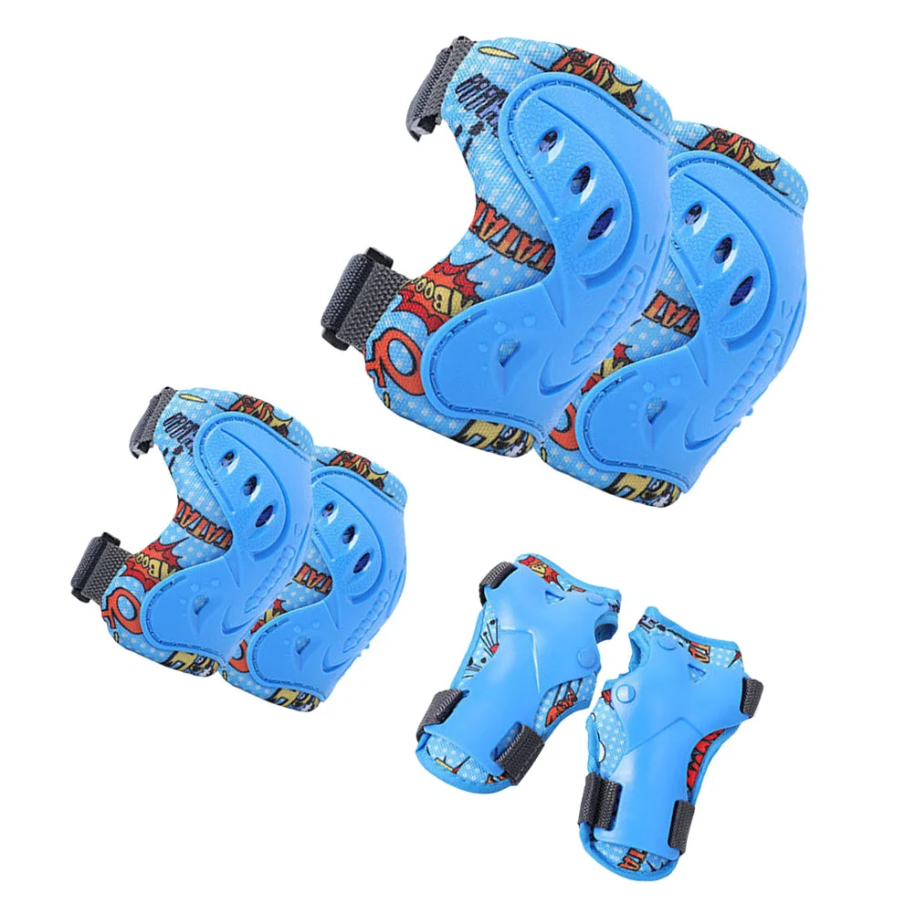 

1 Set of Roller-skating Knee Pads Kids Elbow Guards Cycling Knee Pads Youth Wrist Guards