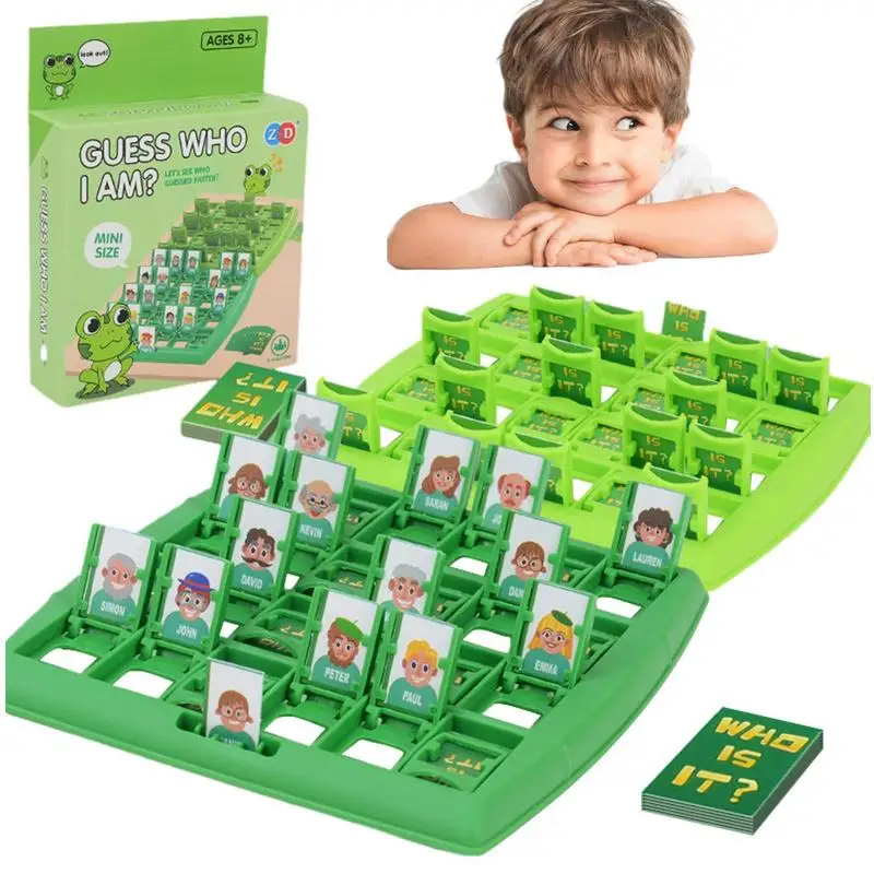 

Guess Who I Am Game Educational Guess Who Game Preschool Game For Parent-Child Interaction Funny Logical Reasoning Thinking