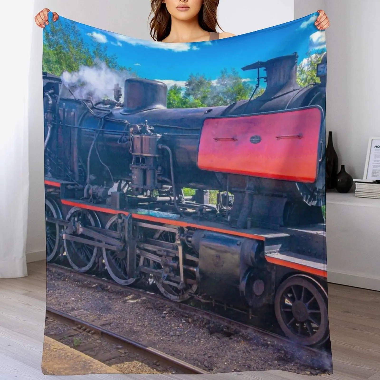 Паровоз в кастимане одеяло диван-кровать для дивана декоративные одеяла