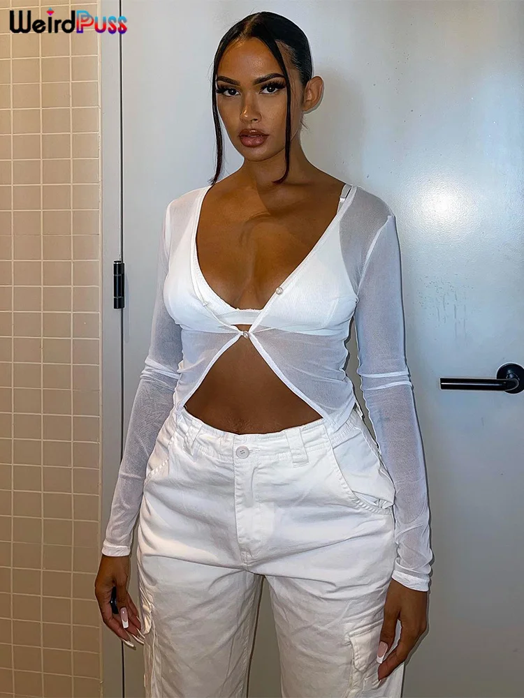 

Женский сетчатый кардиган с V-образным вырезом, на осень