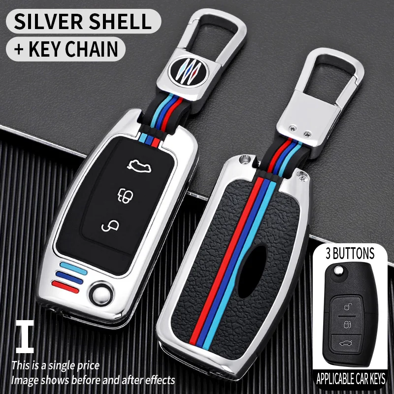 

3 Button New Car Remote Key Cover Case For Ford Fiesta Focus 2 Ecosport Kuga Escape Falcon B-Max C-Max Eco Sport Galaxy