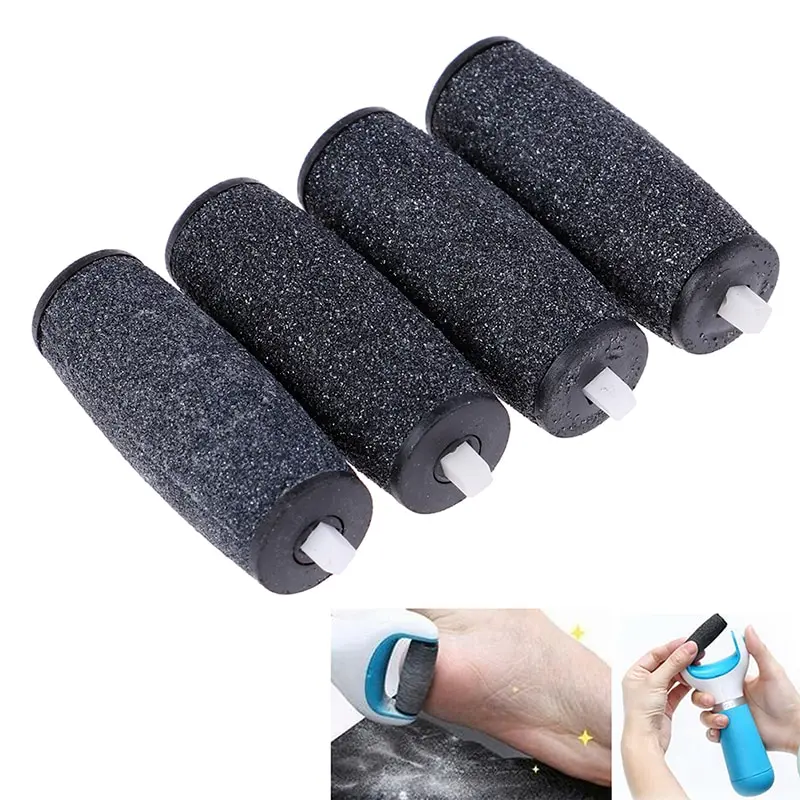 

4PCS/1PCS Foot Care Tool Heads Pedi Hard Skin Remover Refills Replacement Rollers For Scholls File Feet Care Tool