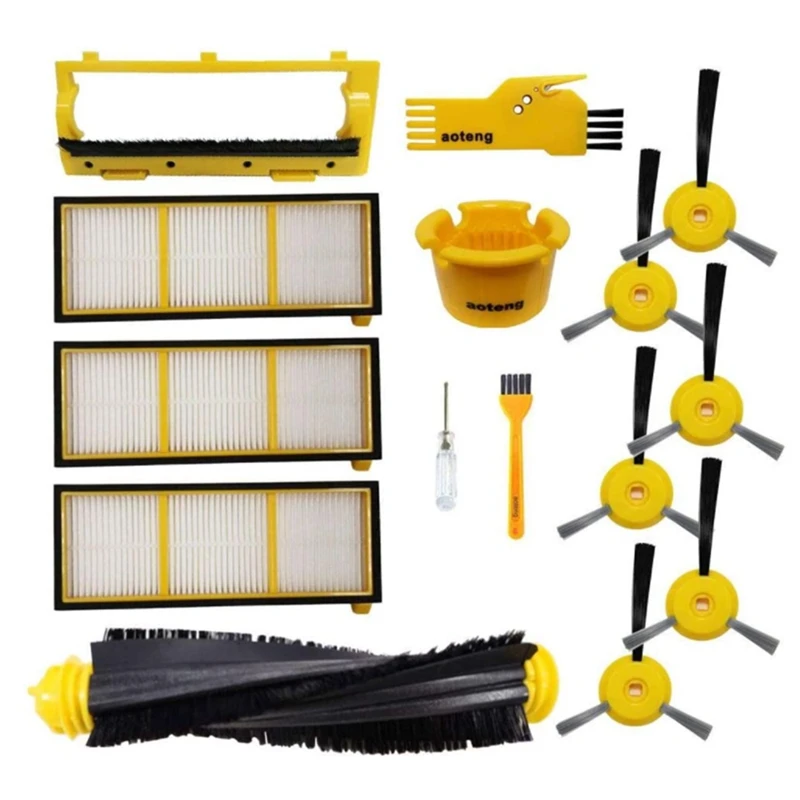 

Accessories Kit For Shark ION RV700 RV720 RV750 RV750C RV755 Robot Vacuum Cleaner Replacement Parts Pack Cleaning Tool