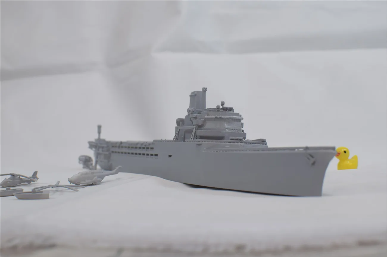 Модель вертолета французский стиль 1/700 года с изогнутой дугой белая модель