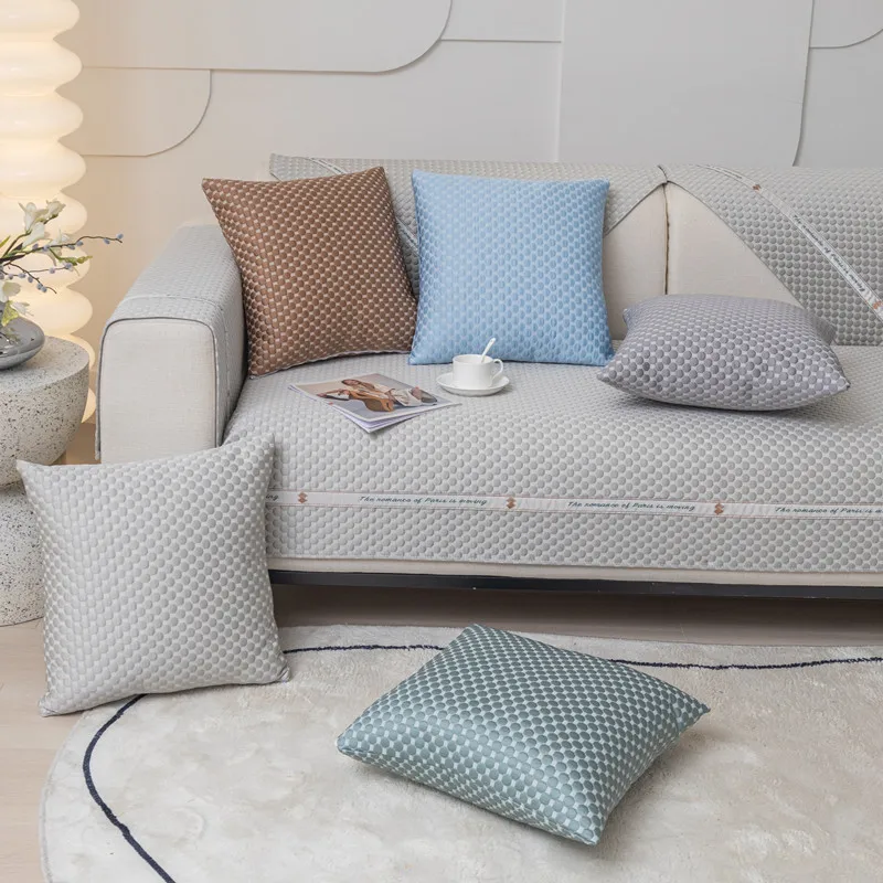 

Наволочка для офисного стула, холодный шелк, охлаждающая, однотонная, летняя