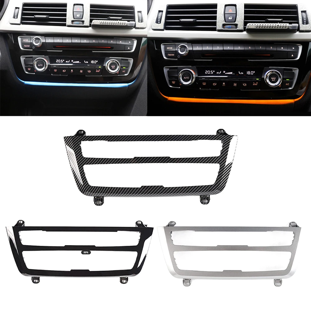 

Center Console AC Panel Ambient Light Radio Trim LED For BMW 3 F30 F31 F34 3 Colors Dashboard Atmosphere Lamp