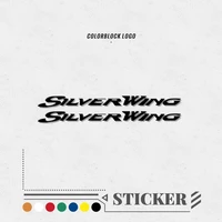 for honda silver wing gt 400 600 silverwing gt400 gt600 motorcycle tank sticker helmet moto waterproof reflective logo sticker