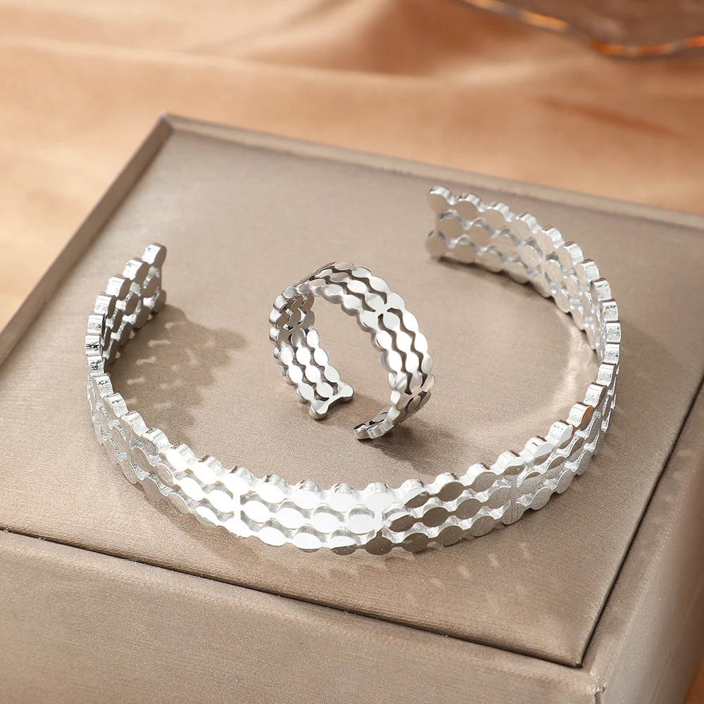 Набор из двух предметов нержавеющей стали